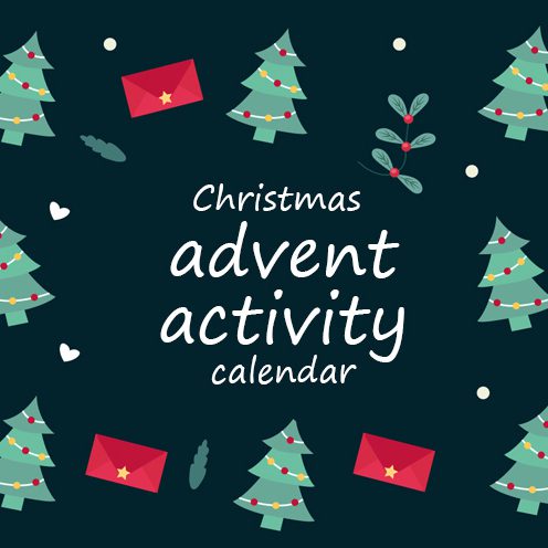 Christmas advent activity calendar